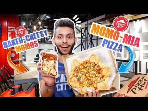 Pizza Hut Momo Pizza, 🔥 Pizza Hut Baked Cheesy Momos,...