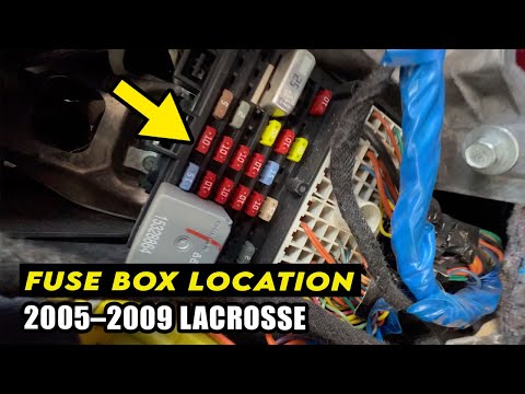 2005–2009 Buick LaCrosse Fuse Box Location
