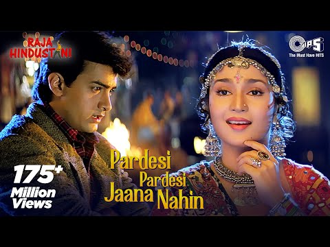 Pardesi Pardesi Jana Nahi | Raja Hindustani | Aamir Khan, Karisma | Udit,  Alka | 90's Hindi Songs