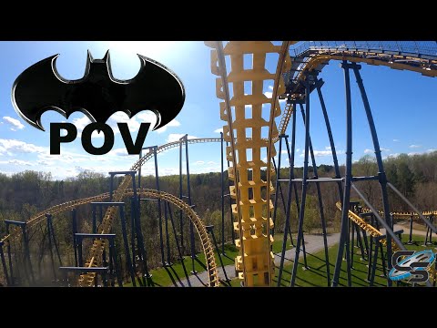 Batwing Front Row POV Defunct Six Flags America Vekoma Flying Dutchman