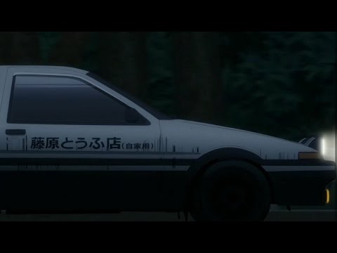 Initial D Legend 3 AE86 loop 1440p