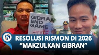 Rismon Sianipar Sebut Gibran "Wapres Terburuk Sepanjang Sejarah", Ajak Makzulkan di 2026