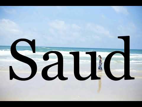 How To Pronounce Saud🌈🌈🌈🌈🌈🌈Pronunciation Of Saud