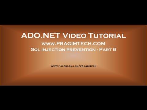Sql injection prevention   Part 6