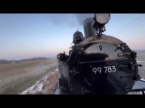 Rügen am 21.01.2026 auf dem Weg von Baabe nach Putbus und wieder zurück mit dem Rasenden Roland