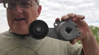 Ford E350 V10 Belt and Belt Tensioner Replacement RV Motorhome serpentine belt replacement Save DIY