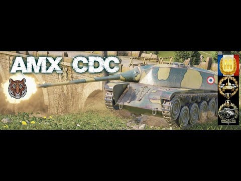 AMX CDC #6 World of Tank Blitz Aced gameplay 4800 DMG