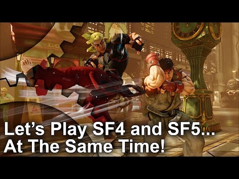 Let's Play Street Fighter 4/5... Simultaneously!