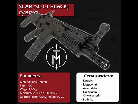 SCAR-L (SC-01 BLACK) FIRMY D/BOYS - TANIEMILITARIA.PL