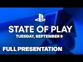 PlayStation State of Play September 2022 Full Showcase