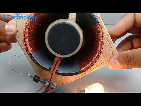 Free Energy Generator Using Copper Coil with Computer Exhaust Fan