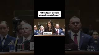 Cory Booker to Kristi Noem, “You’re not being truthful under oath.”