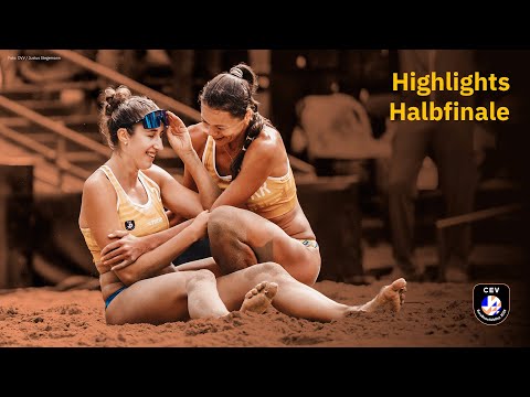 Alvarez Mendoza/Moreno (SPA) vs. Hladun/Lazarenko (UKR) | Highlights Halbfinale | SDTV Volleyball