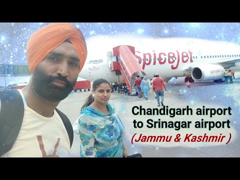 Srinagar vlog 1 srinagar tour chandigarh airport to srinagar airport (Jammu & Kashmir ) Kashmir tour Video