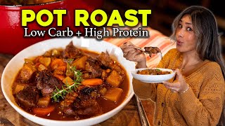 The Easiest Keto Pot Roast You'll Ever Make (Dump and Go!)