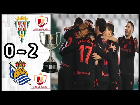 Córdoba CF 0 - 2 Real Sociedad | Goles Y Resumen | Copa Del Rey