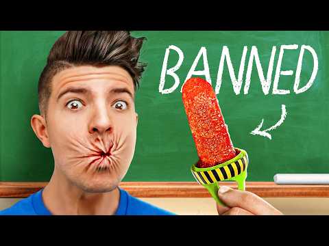Eating 100 Years of BANNED School Lunches!