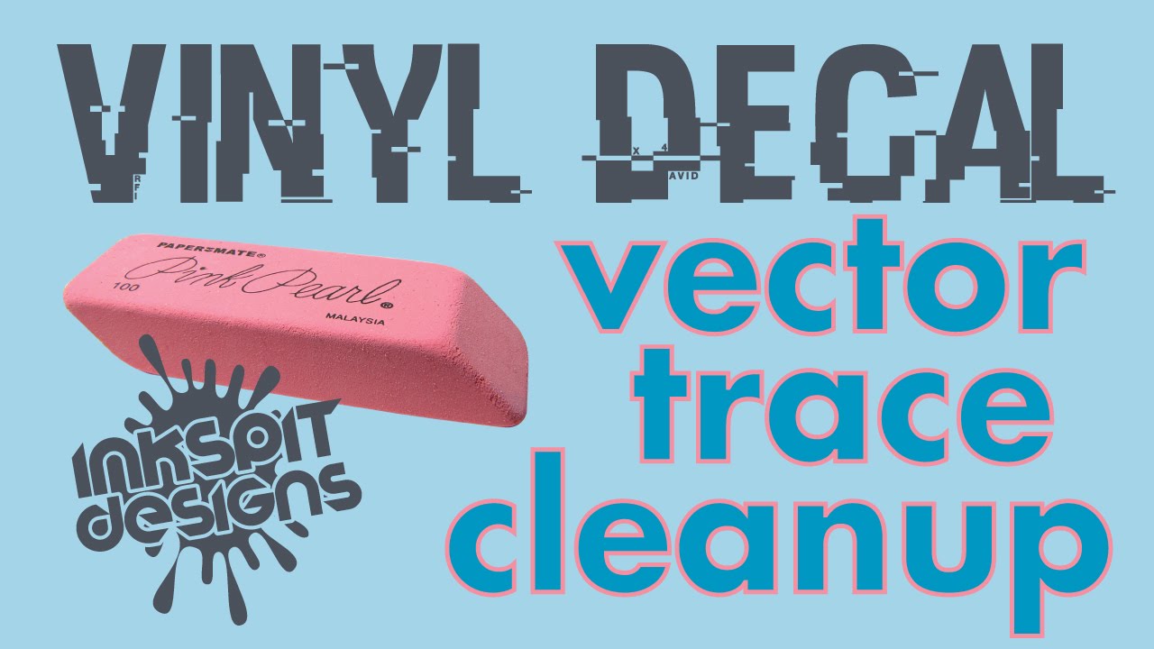 VINYL DECAL DESIGN - VECTOR IMAGE TRACE CLEANUP