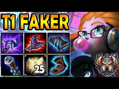 T1 Faker ZOE vs LISSANDRA [ Pentakill ] Patch 10.16 Ranked Korea ✔️