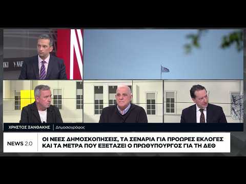 Οι δημοσκοπήσεις, τα σενάρια πρόωρων εκλογών και τα μέτρα που εξετάζει ο πρωθυπουργός για τη ΔΕΘ