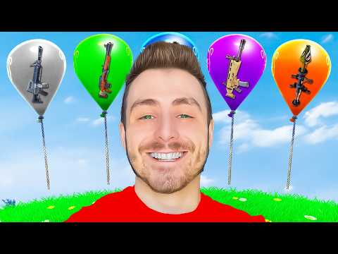FORTNITE LOOT PODLE BALÓNKŮ!!