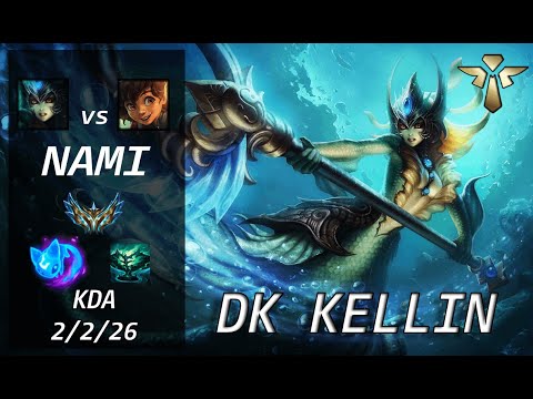 【DK Kellin】 NAMI vs MILIO - KR Challenger Patch 13.10