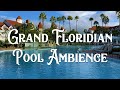Disney's Grand Floridian Resort Pool Fountain Ambience (3 Hours, chill, ragtime, piano, water)