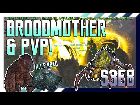 ARK MTS Beginners: S3E8 - PVP & BROODMOTHER!