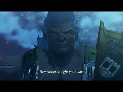 Xenoblade Chronicles 2 Cutscene 051 - Exit Vandham, Enter Mythra - JAPANESE