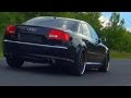 Audi S8 Sound V10 Acceleration Straight Pipes Onboard 4E Exhaust