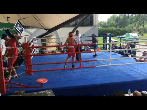 MACIEJ MARCHEL (Niezrzeszony Białystok, Podlaski OZB) - NIKOLAS PAWLIK (LKS Boks Myszków)