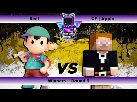 Flynn's Arcade 056 Winners Round 3 - Seel (Ness) Vs CF | Apple (Steve) SSBU Tournament