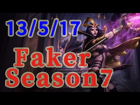 SKT T1 Faker LeBlanc MID vs Syndra Patch 7.11