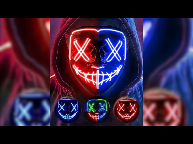 Vídeo relacionado con AnanBros Máscara de Halloween con luz LED que brilla en la oscuridad, 3 modos de iluminación para juegos de disfraces, cosplay y fiestas