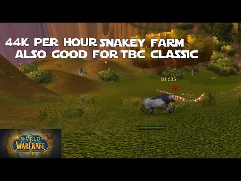 This Snake Farm is Now 44k per hour! - WoW Shadowlands or TBC Classic Gold Making Guides