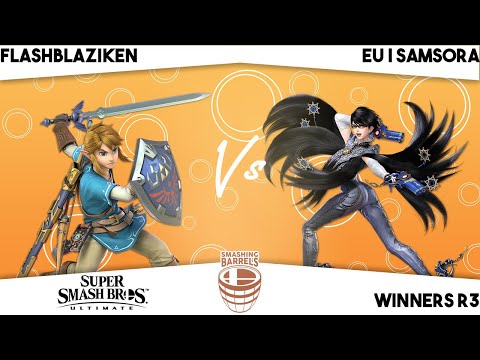 SB5 Singles — FlashBlaziken (Link) vs EU | Samsora (Bayonetta) —  Winners R3 — Smash Ultimate