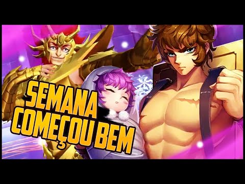 DEATHTOLL CHEGANDO E A NOVA SKIN DO AIOLOS | Saint Seiya Awakening