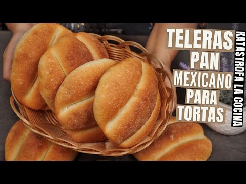 Teleras, Mexican bread for Sandwich