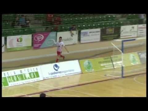 Gol Chus (4-1) en el Naturpellet Segovia - FS Valdepeñas. 2Div, J23