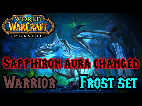 WOW Classic Warrior - Recommend Sapphiron FR gear on your first kills