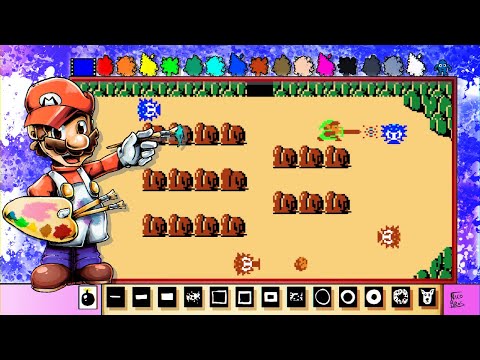 Mario Paint Creations - Legend of Zelda NES Pixel Art