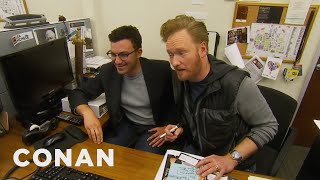 Conan Staffers' Parents Give Tips On Improving The Show | CONAN on TBS MQDEFAULT Thumbnail