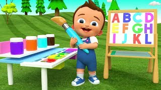 Download lagu Alphabets & Colors for Children to Learn with Baby Draw ABC on Board 3D Kids Toddler Educational mp3