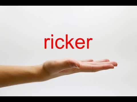 How to Pronounce ricker - American English