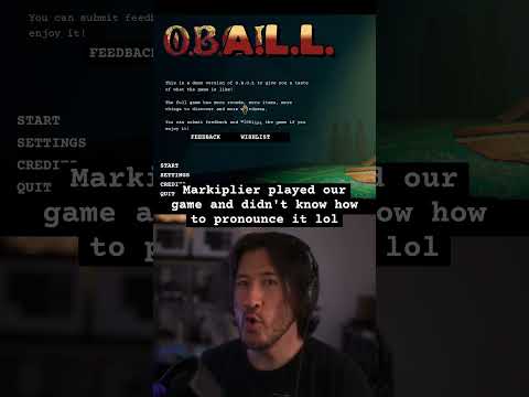 Markiplier doesn't know how to pronounce our game's name!  #gaming #horror  #indiegame