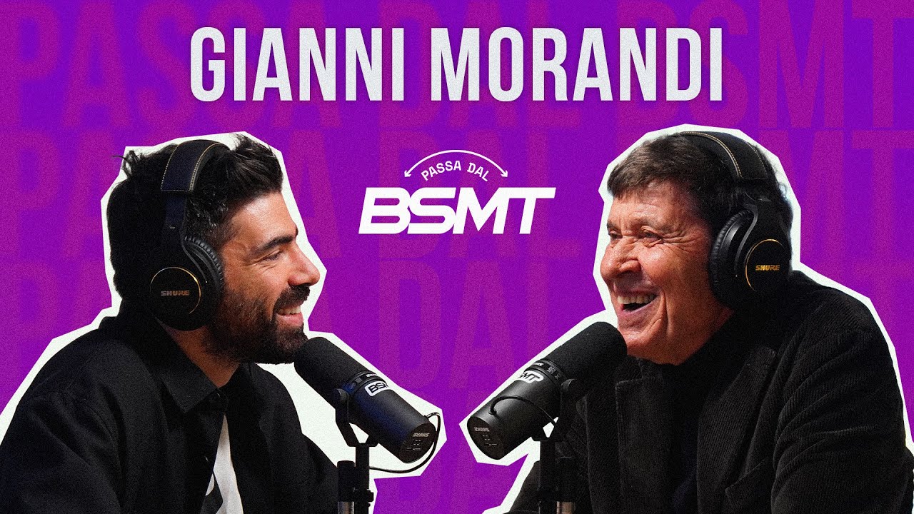 PATRIMONIO NAZIONALE! 💙 GIANNI MORANDI passa dal BSMT!