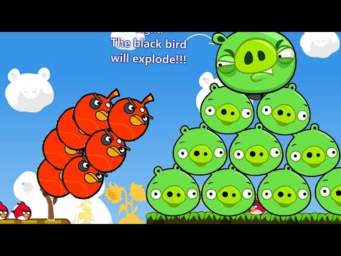 Angry Birds Cannon 3 - BOMBER BIRD BLAST ALL BAD PIGGIES AND MEET GIRLFRIEND!!
