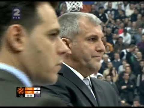 Euroliga 2008-09 - TOP 16 - 5. kolo - Partizan - PAO