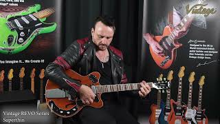 Video thumbnail for Vintage® REVO Superthin by Vintage Guitars