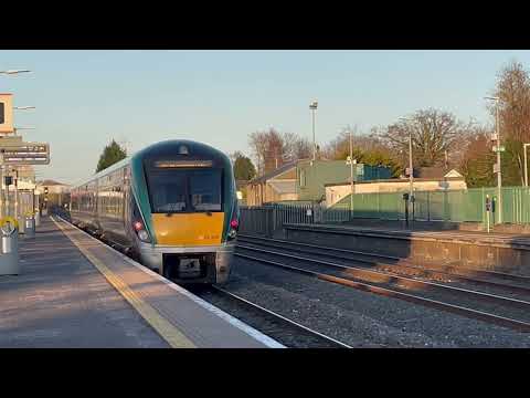 Irish Rail Class 22000 is Leaving Hazelhatch & Celbridge